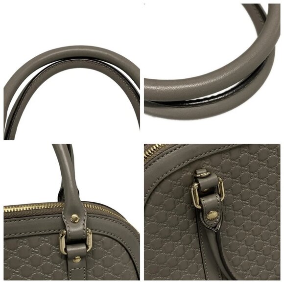 GUCCI Micro Guccissima Gray Leather - Handbag 903-080125 - Picture 7 of 14